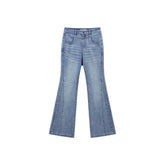 Women's Cooling High-Waisted Flared Jeans